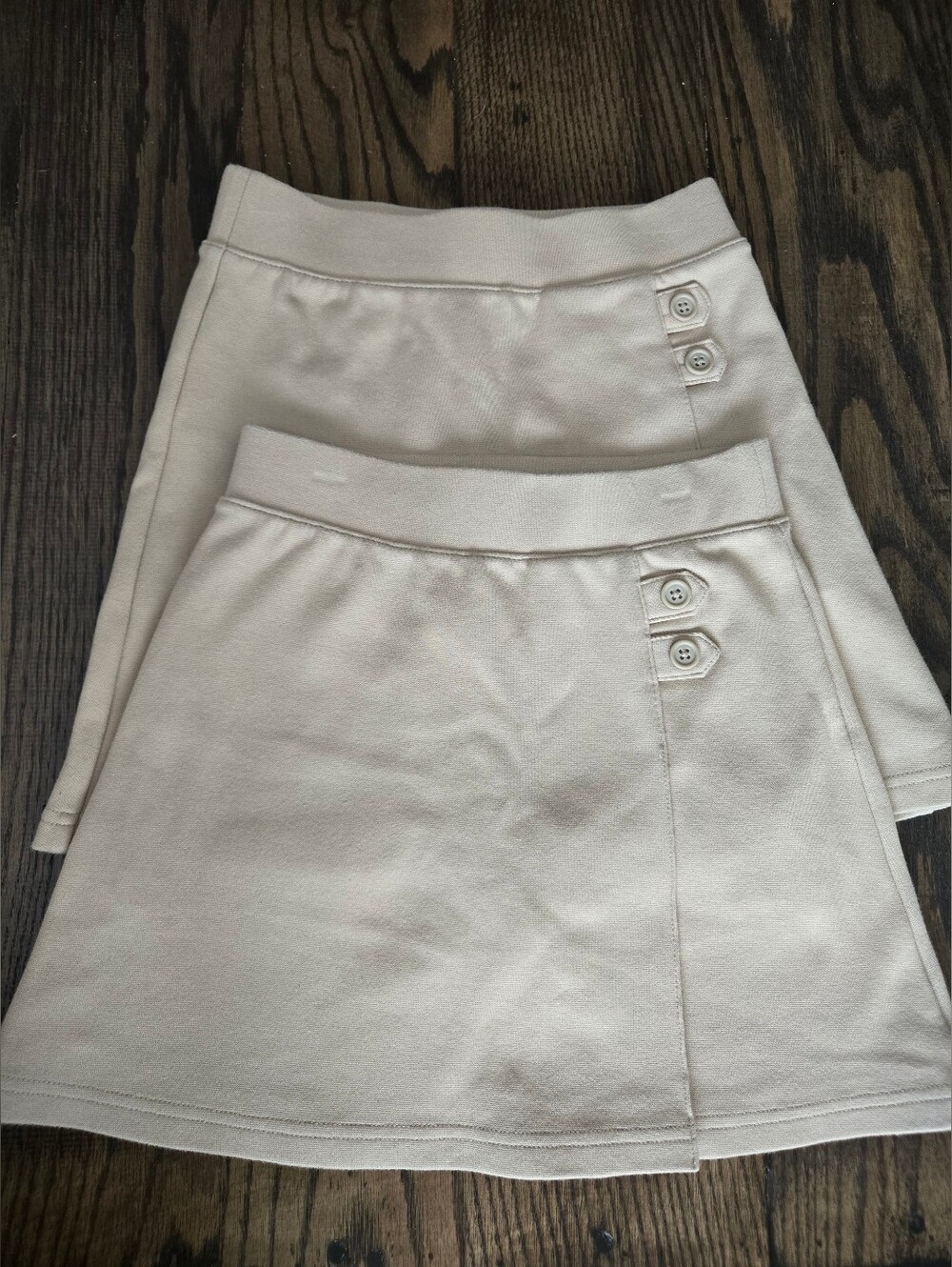 Cat & Jack, 2 Pack Girls Uniform Skort, Size S, 6/7